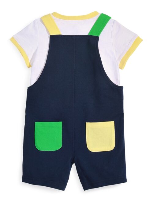 First Impressions Baby Boys 2-Pc. Overall Set, Created for Macy's