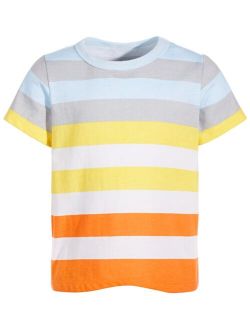Baby Boys Colorblocked Stripe-Print T-Shirt, Created for Macy's