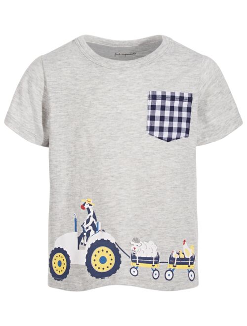 First Impressions Baby Boys Tractor T-Shirt, Created for Macy's