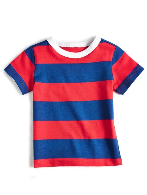 First Impressions Toddler Boys Rugby Stripe T-Shirt, Created for Macy's