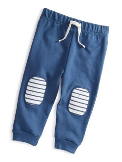 Baby Boys Striped Knee Patch Joggers, Created for Macy's