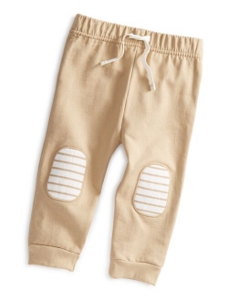 Baby Boys Striped Knee Patch Joggers, Created for Macy's