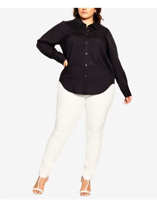City Chic Trendy Plus Size Dylan Shirt