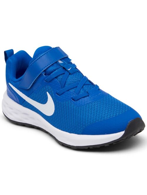 Nike Little Kids Revolution 6 Stay-Put Closure Casual Sneakers from Finish Line