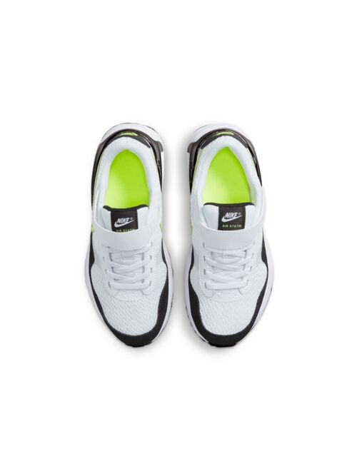 Nike Little Kids Air Max SYSTM Stay-Put Closure Casual Sneakers from Finish Line