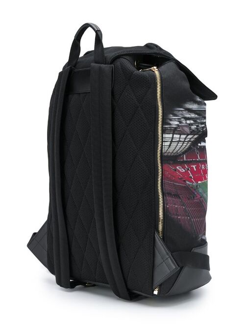 Paul Smith x Manchester United Old Trafford-print backpack