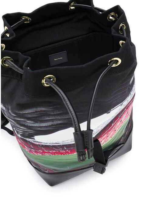 Paul Smith x Manchester United Old Trafford-print backpack