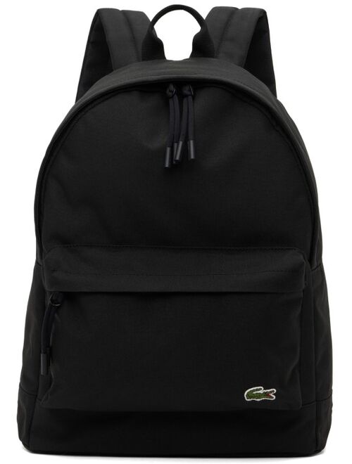 Lacoste Black Polyester Backpack