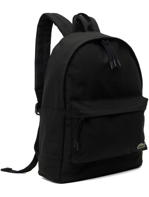 Lacoste Black Polyester Backpack