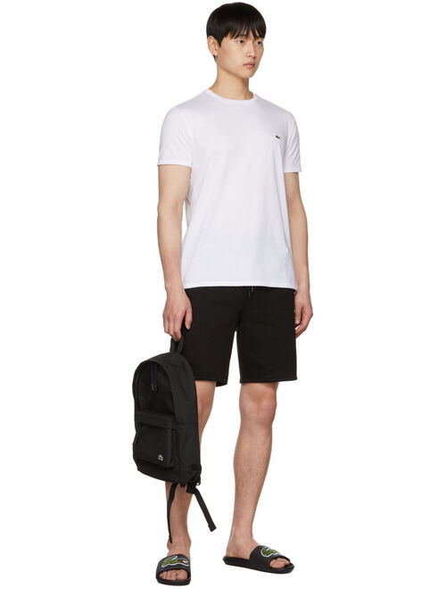 Lacoste Black Polyester Backpack