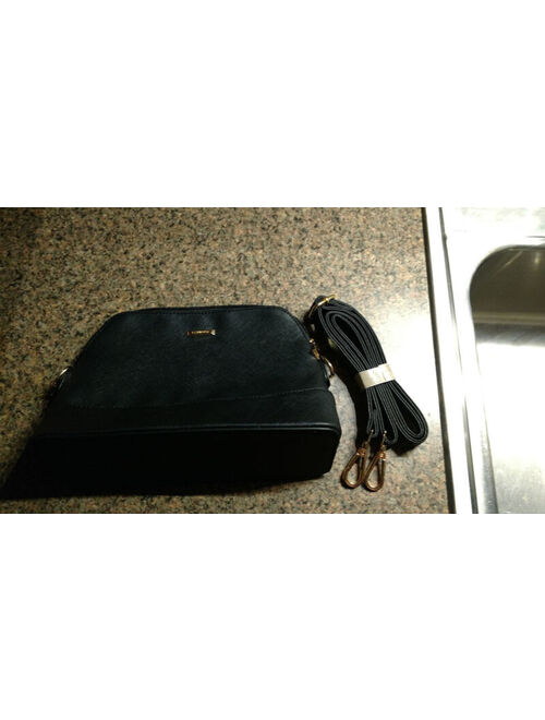 ELIMPAUL Elim & Paul New Handbag Purse Shoulder Bag Black Unique Styles