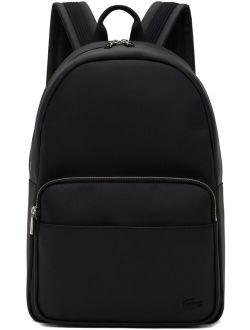 Black Petit Pique Backpack