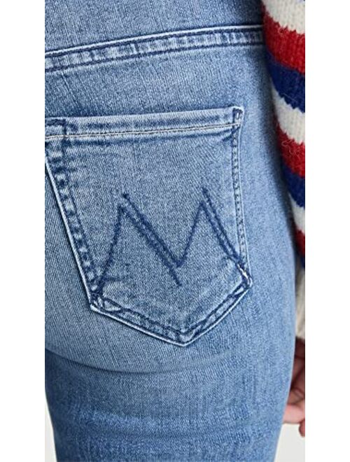 MOTHER Women's The Mid Rise Dazzler Ankle Jeans