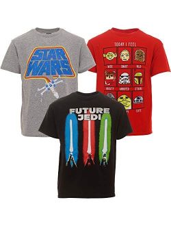 Boys 3 Pack Short Sleeve Graphic T-Shirt