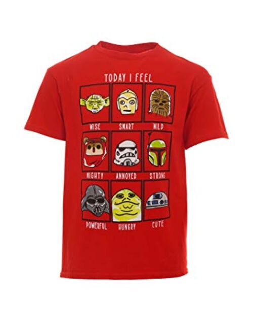 STAR WARS Boys 3 Pack Short Sleeve Graphic T-Shirt