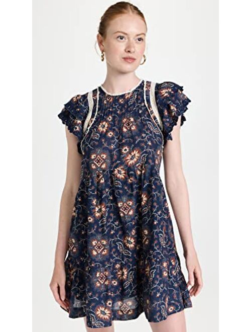 SEA Women's Flutter Sleeve Tunic Dress