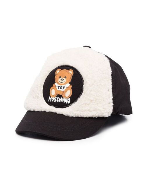 Moschino Kids logo patch baseball cap