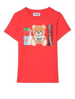 Kids X-Mas Teddy print T-shirt