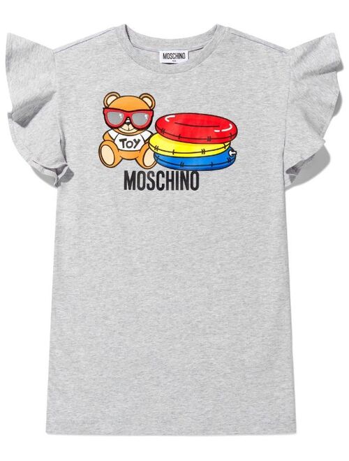 Moschino Kids TEEN teddy bear-print T-shirt