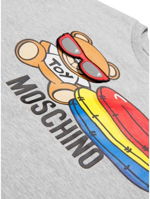 Moschino Kids TEEN teddy bear-print T-shirt
