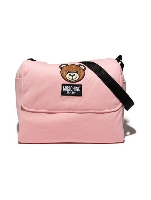 Moschino Kids embroidered-Teddy Bear changing bag