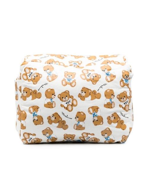 Moschino Kids teddy-bear print changing-bag