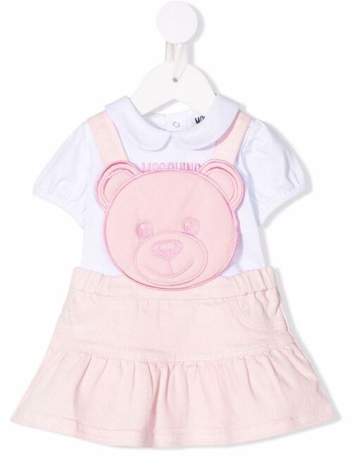 Moschino Kids Teddy Bear motif skirt set