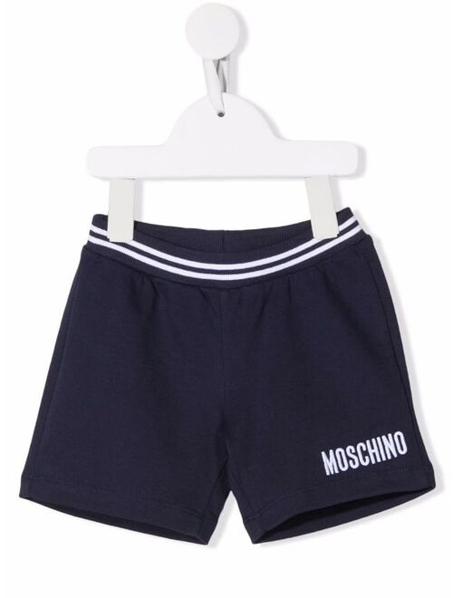 Moschino Kids teddy-patch shorts