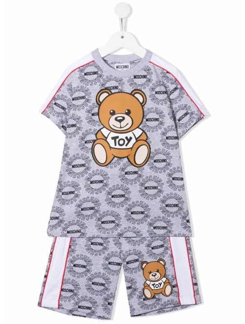 Moschino Kids Teddy Bear shorts set