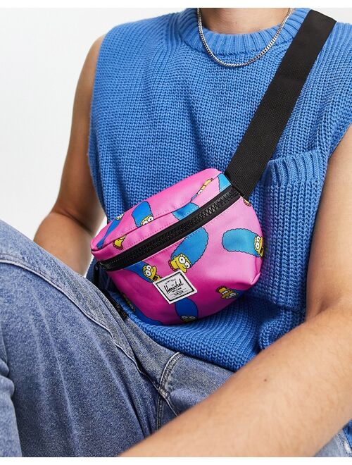 Herschel Supply Co Marge Simpson fanny pack in pink