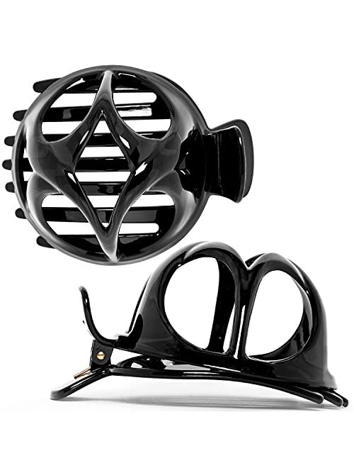 RC ROCHE ORNAMENT Womens Grip Secure Side Slide In Hair Claw Accessory Clips