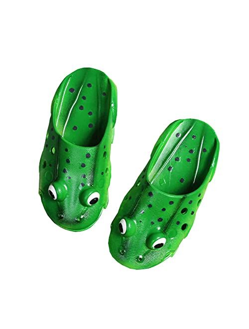 Kvikci Funny Cartoon Creative Frog Slippers house slippers Beach Shoes Woman and Man summer Sandals Slippers Casual Shoes