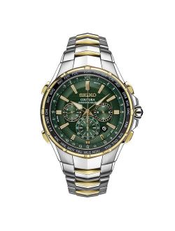 Men's Coutura Two Tone Stainless Steel Radio Sync Solar Watch - SSG022