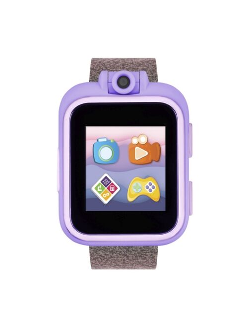 PLAYZOOM Kid's 2 Pink and Purple Glitter Tpu Strap Smart Watch 41mm