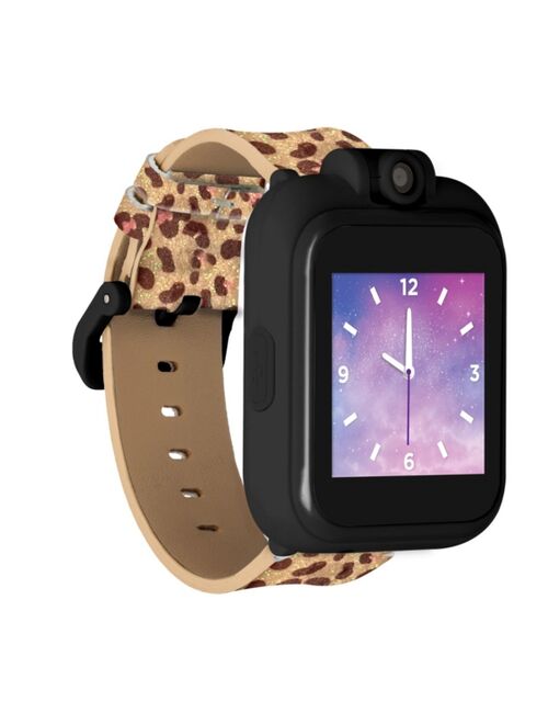 PLAYZOOM Kid's 2 Leopard Print Tpu Strap Smart Watch 41mm