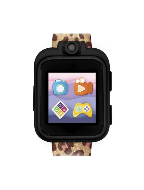 PLAYZOOM Kid's 2 Leopard Print Tpu Strap Smart Watch 41mm