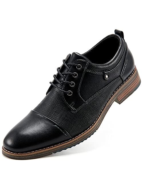 Arkbird Oxford Dress Shoes for Men Men's Fashion Casual and Formal Leather Shoes for Business and Everyday