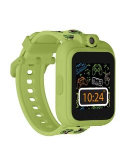 PLAYZOOM Kid's 2 Green Dinosaur Print Tpu Strap Smart Watch 41mm
