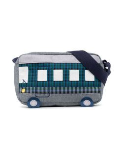 Familiar The Bus embroidered shoulder bag