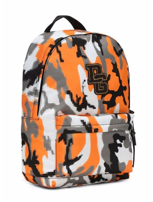 Dolce & Gabbana Kids camouflage print backpack