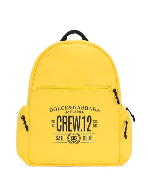 Dolce & Gabbana Kids Crew Sail Club backpack
