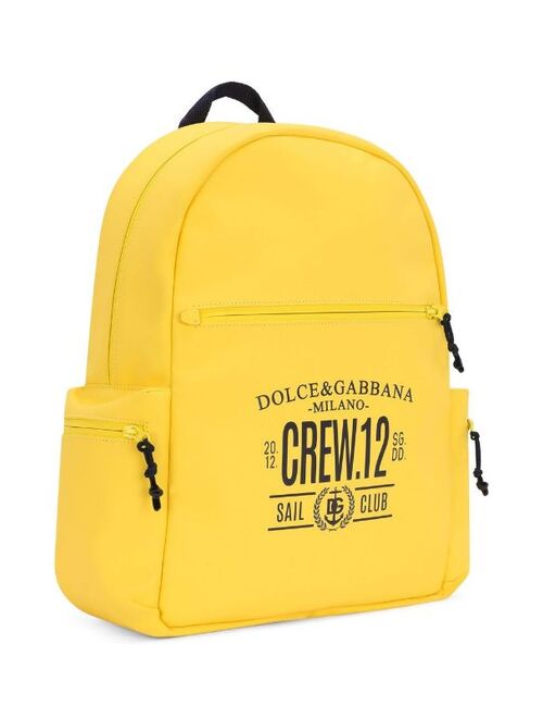 Dolce & Gabbana Kids Crew Sail Club backpack