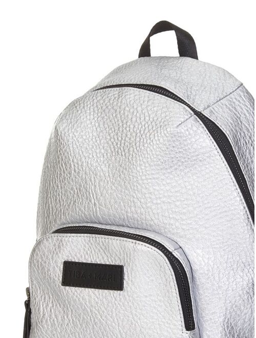 Tiba + Marl logo patch backpack