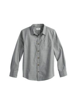 Boys 8-20 Sonoma Goods For Life Button-Up Shirt in Regular & Husky