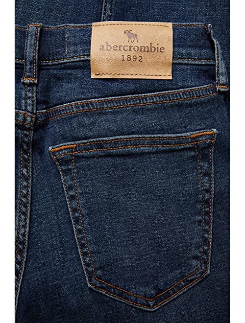 Abercrombie & Fitch abercrombie kids Ripped Skinny Jeans in Dark (Little Kids/Big Kids)