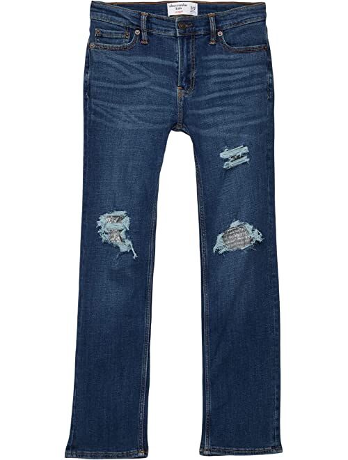 Abercrombie & Fitch abercrombie kids Straight Jeans in Staight Medium Backed (Little Kids/Big Kids)
