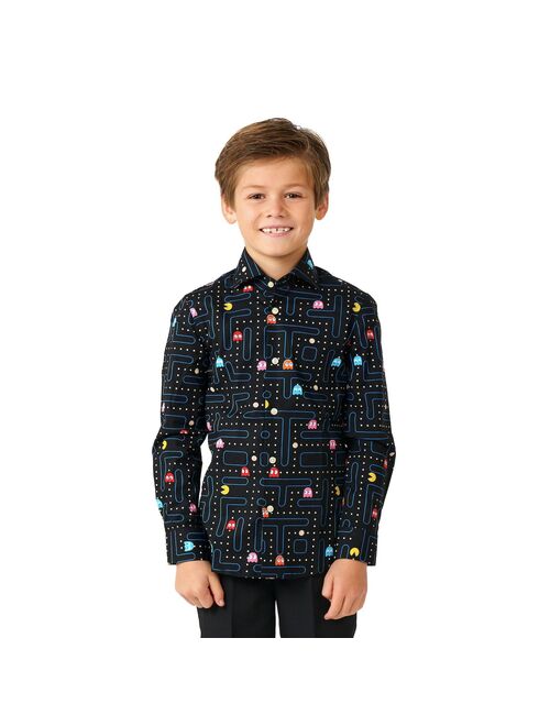 Boys 2-8 OppoSuits PACMAN Button-Up Dress Shirt