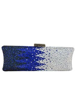 Dazzling Long Rhinestone Evening Bags and Clutches for Women Formal Gathering Party Crystal Clutch Purse