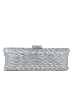 Dazzling Long Rhinestone Evening Bags and Clutches for Women Formal Gathering Party Crystal Clutch Purse