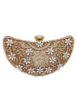 Flower Women Evening Bags and Clutches Wedding Formal Dinner Handbags and Purses